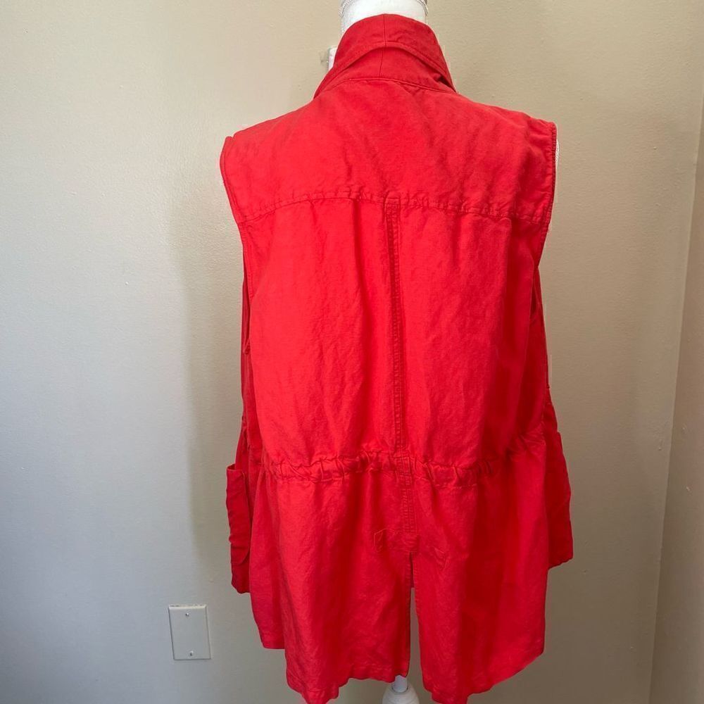 Torrid| Linen | Large| with Pockets| Utility Vest - Picture 11 of 12